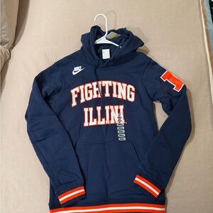 Nike Fighting Illini Hoodie Men’s Small NWT